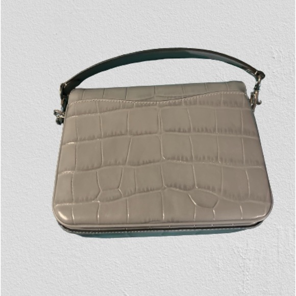 Coach Cassie Crossbody 19 in Grey Blue Croc - Picture 3 of 4
